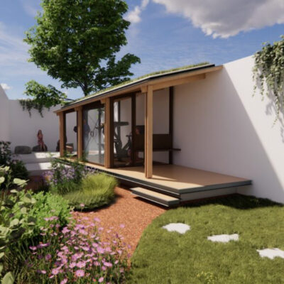 Ontwerp Tuinpaviljoen binnenstad Utrecht door Asnova Architects